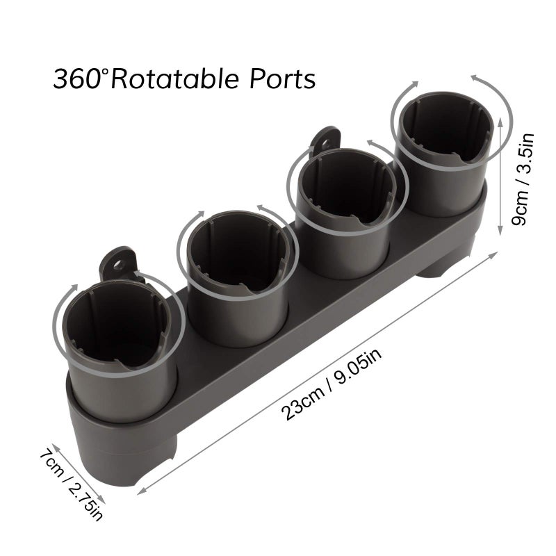 AINUO YYSU Accessories Holder for Dyson - Attachment Holder Docking Station for Dyson GEN5 V15 V12 V11 V10 V8 V7 Vacuum Cleaner (6 Storage Sockets) - Image 4
